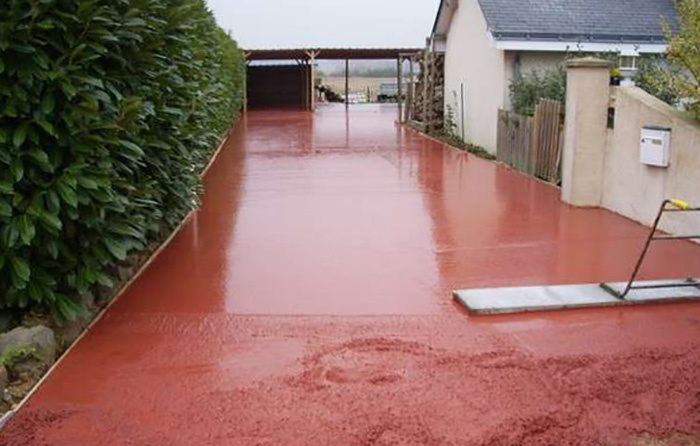 Prix béton coloré sale